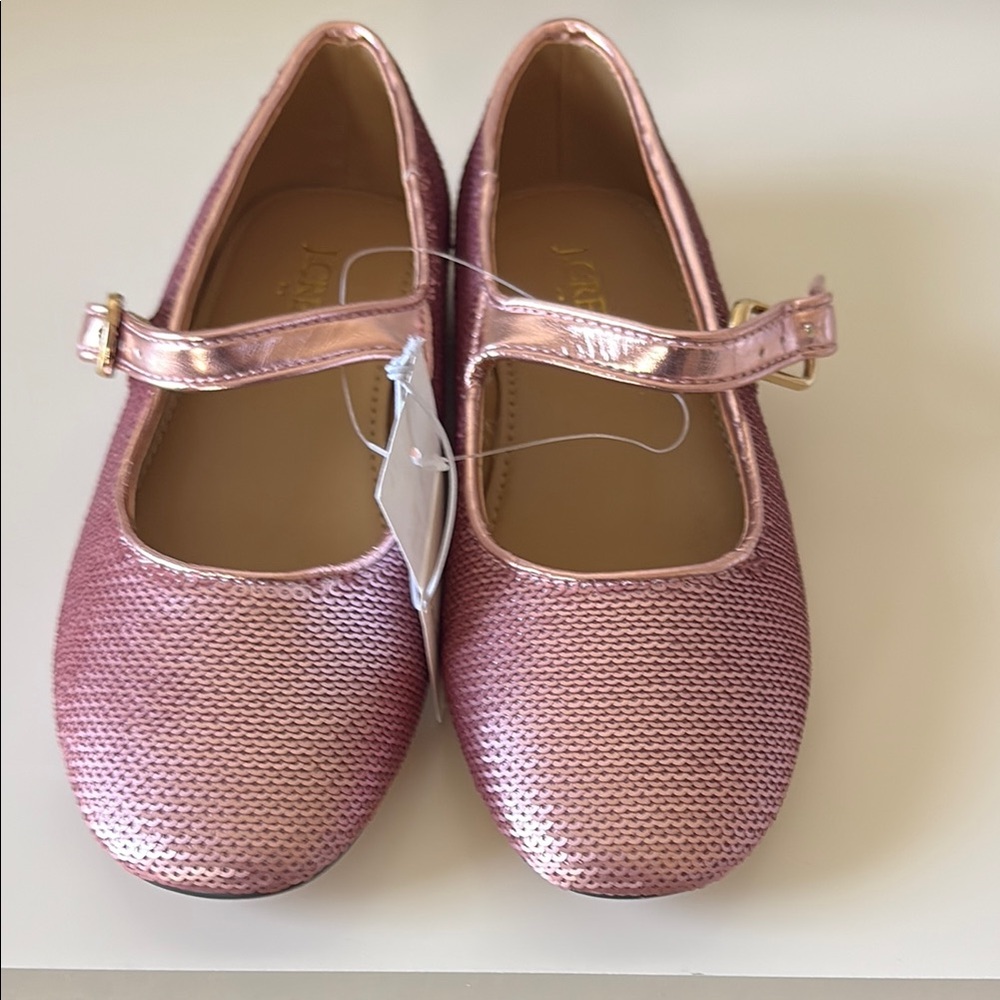 Kids Pink sequins Mary Jane Shoes